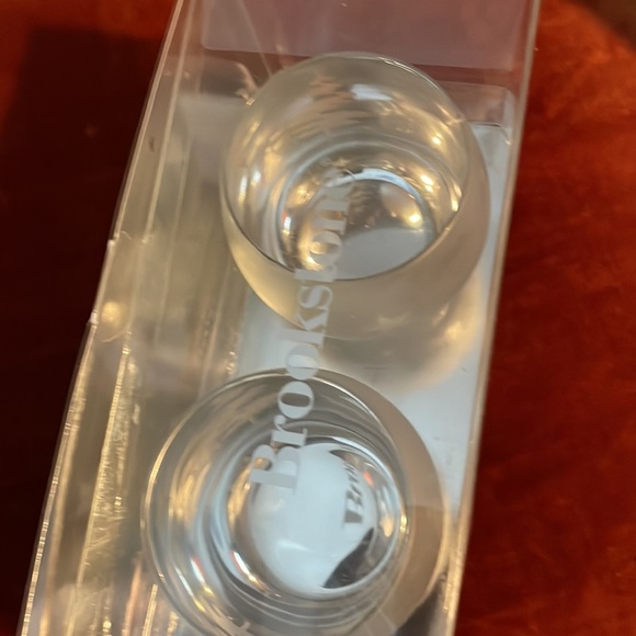 Brookstone Glow Holiday Candle Holders Silver Tree with Stars 607581 - Picture 2 of 5